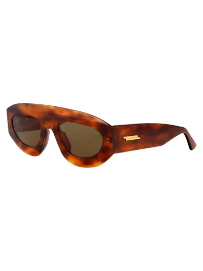 Bottega Veneta Sunglasses In Brown