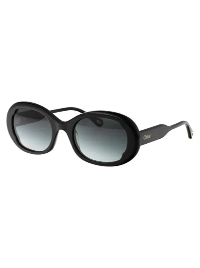 Chloé Chloe Sunglasses Ch0197 S 001 In Black