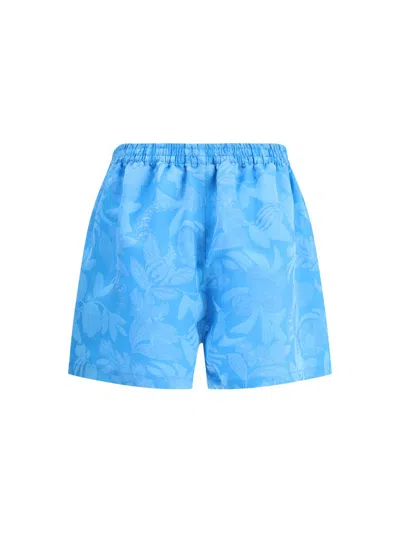 Balenciaga Bermuda Shorts In Blue