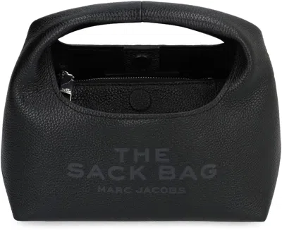 Marc Jacobs The Mini Sack Bag Leather In Black