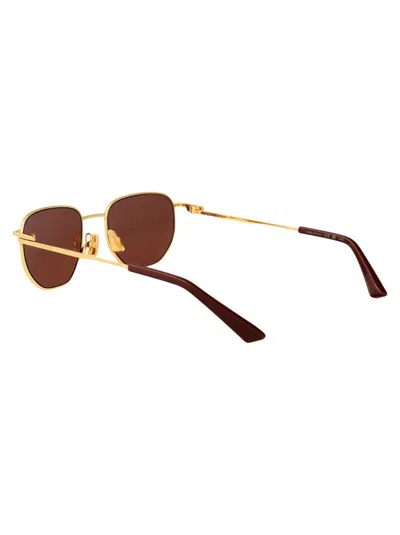 Bottega Veneta Sunglasses In Gold