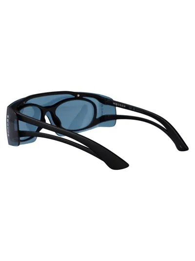 Alexander Mcqueen Two-tone Sunglasses In Black