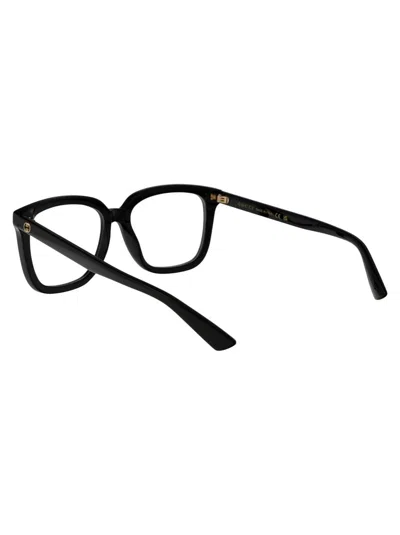 Gucci Black Acetate Optical Glasses In Black