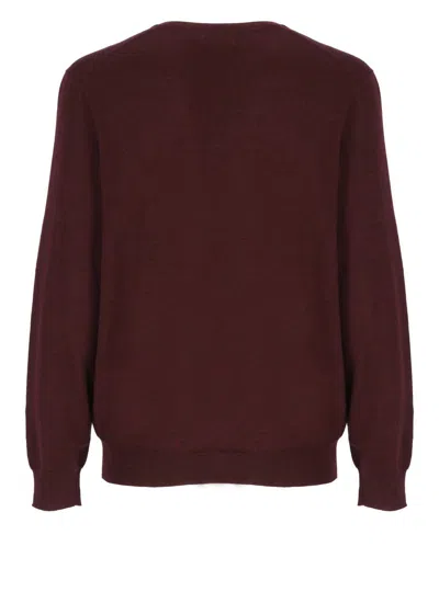 Ralph Lauren Pony Sweater In Brown