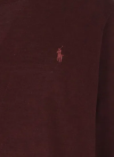 Ralph Lauren Pony Sweater In Brown