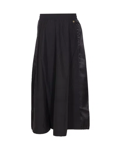 Liu •jo Elasticated-waist Midi Skirt In Black