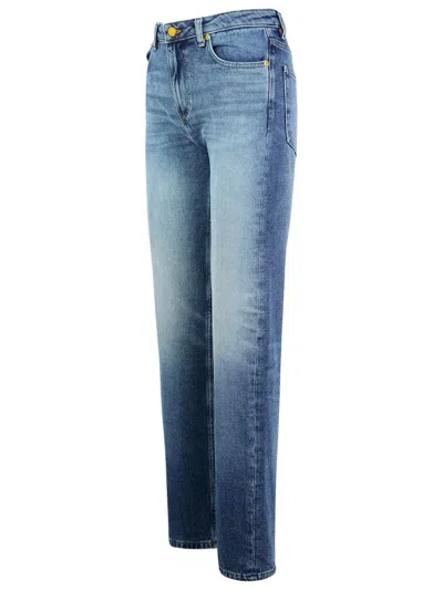 Apc A.p.c. 'kylie' Blue Denim Jeans In Blue