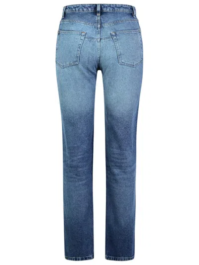 Apc A.p.c. 'kylie' Blue Denim Jeans In Blue