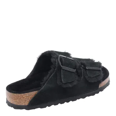 Birkenstock Arizona Shearling Sandals In Animal Print