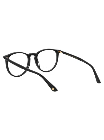 Gucci Black Acetate Optical Glasses In Black