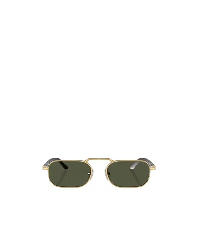 Persol Rectangle-frame Sunglasses In Green