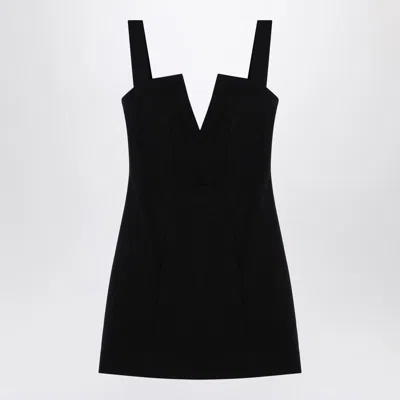Givenchy Paneled Cady Mini Dress In Black