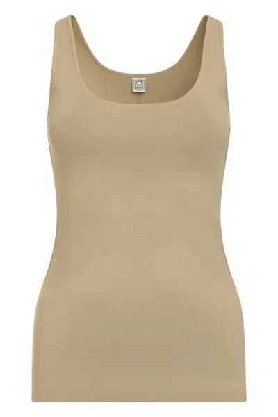Totême Toteme Tank Top In Neutral