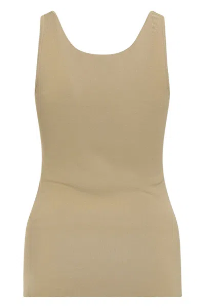 Totême Toteme Tank Top In Neutral