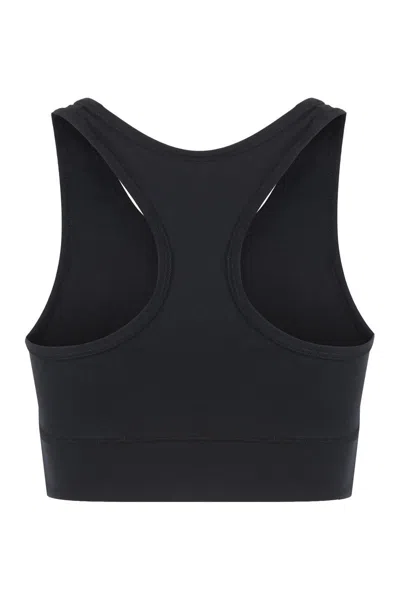 Balenciaga Activewear Sleeveless Top In Matt Nylon Blend In Black