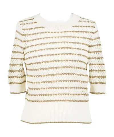 Twinset Twin-set Sweaters In White