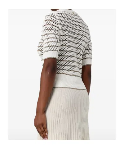 Twinset Twin-set Sweaters In White