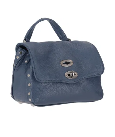Zanellato Top Handle Shoulder Bag In Blue