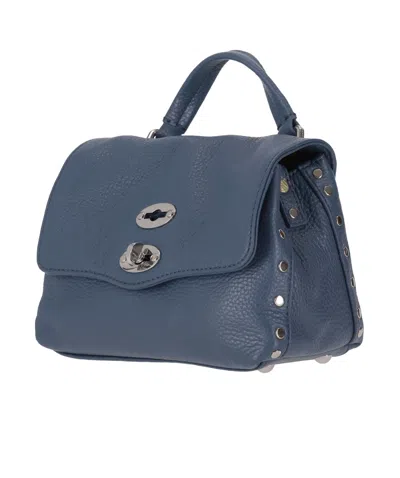 Zanellato Top Handle Shoulder Bag In Blue