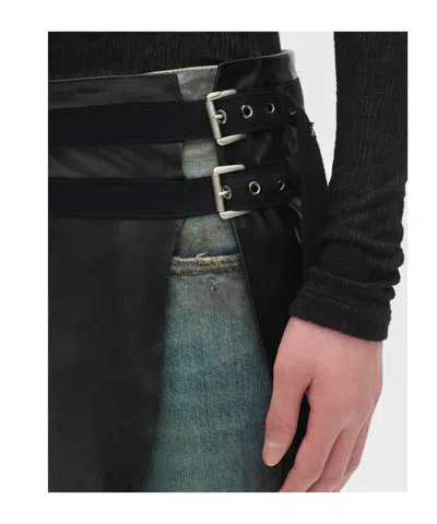 Ann Demeulemeester Mane Knee Lenght Kilt In Black