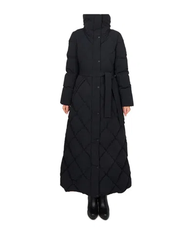 Mackage Long-sleeved Down Jacket In Black