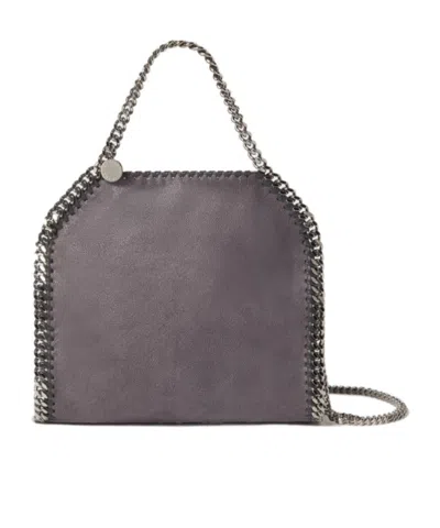 Stella Mccartney Falabella Textured Shoulder Bag In Purple