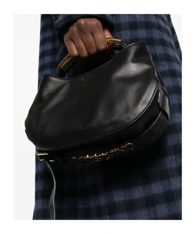 Moschino Double-handled Handbag In Black