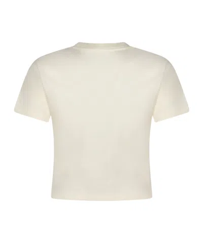 Amiri Graphic Print Crew Neck Short Sleeve Top In White