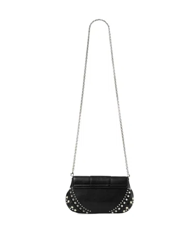 Jimmy Choo Bar Wallet On Chain In Black