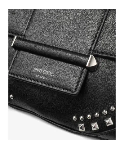 Jimmy Choo Bar Wallet On Chain In Black