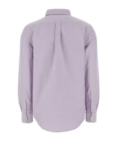 Polo Ralph Lauren Relaxed Fit Oxford Shirt In Purple