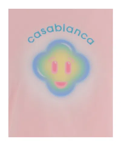 Casablanca Short-sleeved T-shirt In Pink