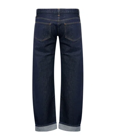 Khaite Karo Mid-rise Barrel-leg Jeans In Black