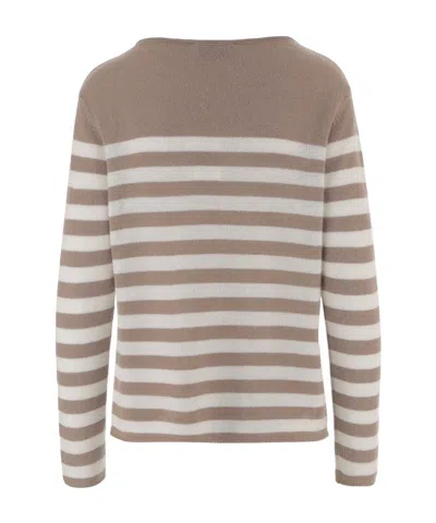 Bruno Manetti Long-sleeved Sweater In Multi