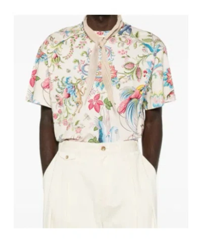 Etro Patterned Crewneck T-shirt In Multi