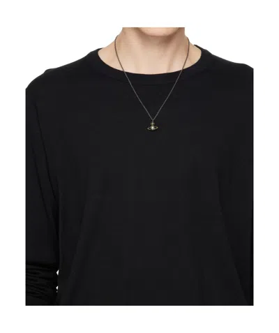 Vivienne Westwood Tillya Pendant Necklace In Black