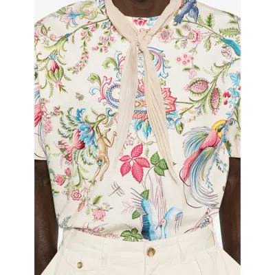Etro Patterned Crewneck T-shirt In Multi
