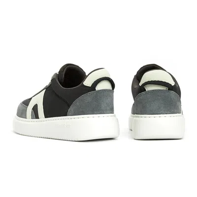 Camper Multicolor Textile And Nubuck Sneakers In Black