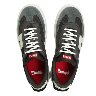 Camper Multicolor Textile And Nubuck Sneakers In Black