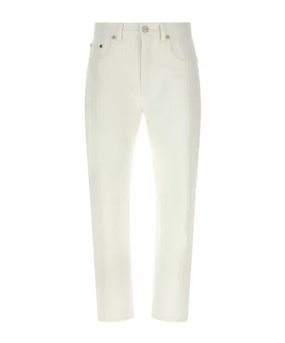 Victoria Beckham High Waist Jeans White In White