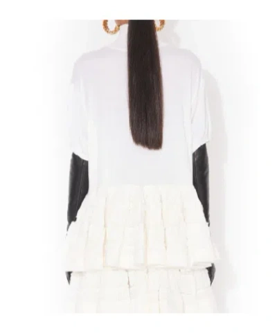Alaïa Wool Crinoline Top In White