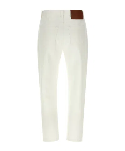 Victoria Beckham High Waist Jeans White In White