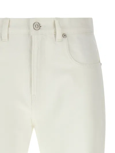 Victoria Beckham High Waist Jeans White In White