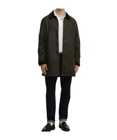 Barbour X Baracuta Trench Coat In Black