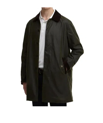 Barbour X Baracuta Trench Coat In Black