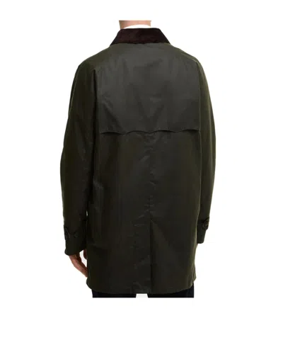Barbour X Baracuta Trench Coat In Black