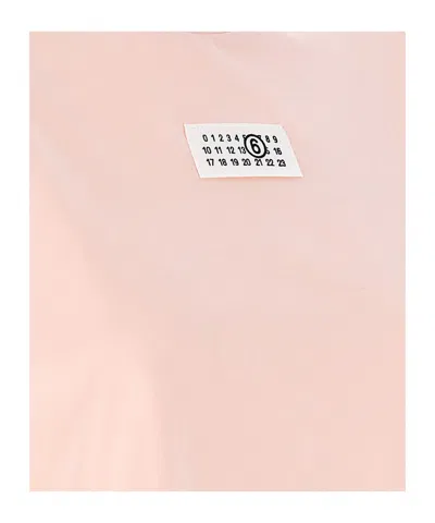 Mm6 Maison Margiela Numeric Signature Mm6 T-shirt In Pink
