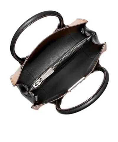 Michael Kors Mercer Medium Pebbled Leather Crossbody Bag In Gray