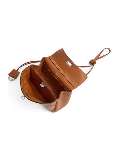 Balenciaga Women's Rodeo Handbag Mini In Tan Cowboy In Brown