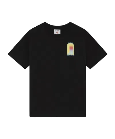 Casablanca Short-sleeved T-shirt In Black